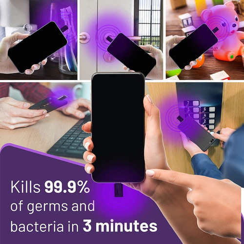 Imagen 2 de 3 de Mini Esterilizador Portatil Uvc Ultravioleta