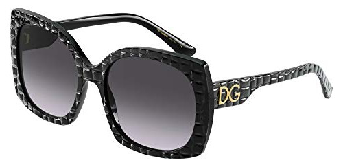 Dolce Quot; Gabbana Dg4385 Tejido Negro Marco De Coco 91nqa