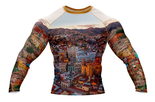 Doxe Jersey Playera Slim Fit Paisaje Casa Cultura Guanajuato