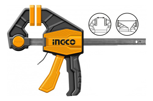 Prensa Rapida Auto Ajustable 6  60kg Ingco Hqbc01601