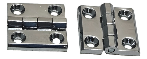 Bisagra X2 Aleación De Zinc 40x40 Motorhome Barco Carrocería