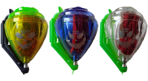 Trompo Alien Boo - 3 Piezas - Colores Surtidos