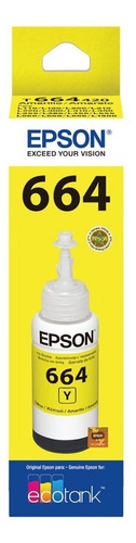 Recambio de tinta amarilla Epson 664 T664420