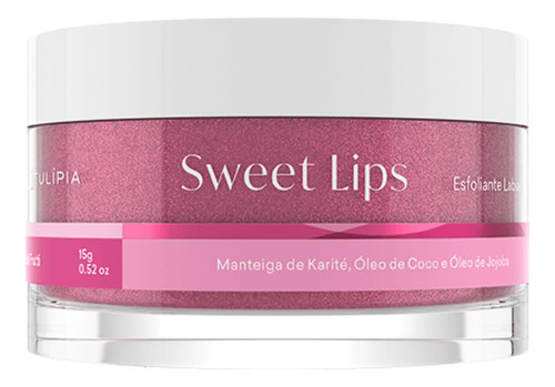 Sweet Lips Esfoliante Labial Hidratação 15g Tulípia