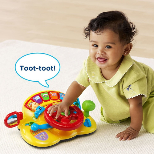 Imagen 2 de 4 de Volante Interactivo Vtech Juguete Didactico Bebe Niño Carro