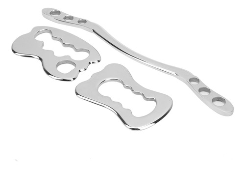 Placa Raspadora Gua Sha Para Masaje Corporal, Acero Inoxidab