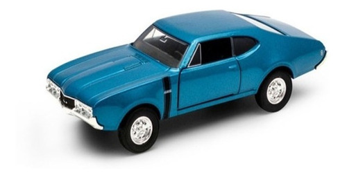 Welly 1:34 1968 Oldsmobile 442 Celeste Clasico Auto