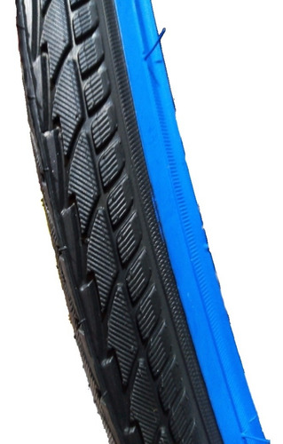 Llanta 26 X 1.5 Wanda City Arrow J1024 Negra Con Azul