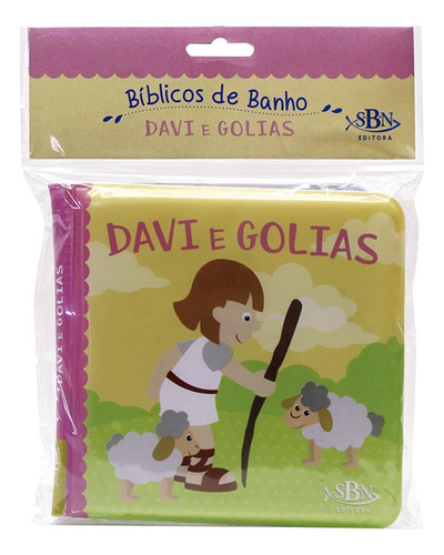 Bíblicos de Banho: Davi e Golias, de Marques, Cristina. Editora Todolivro Distribuidora Ltda. em português, 2020