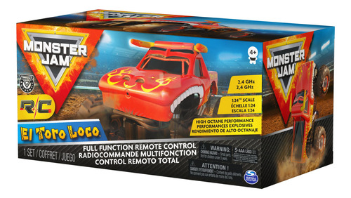 Mando A Distancia Monster Truck Monster Jam El Toro Loco 1:2