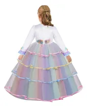 Comprar Wocinl Vestido De Princesa De Tul Para Niñas Traje De Unicor