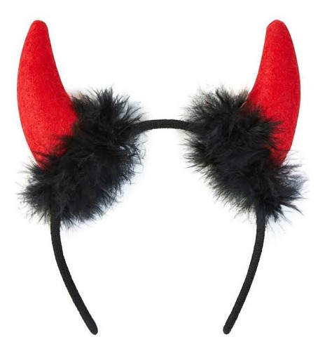 Diadema Balaca Cuernos Diabla Disfraz Fiesta Cosplay Cachos