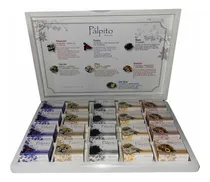 Comprar Caja Madera Palpito Tea Hebras En Saquitos Infusiones Regalo