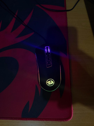 Mouse Gamer Redragon Cobra Fps M711-fps Rgb 24000 Dpi(usado) Negro (Usado)