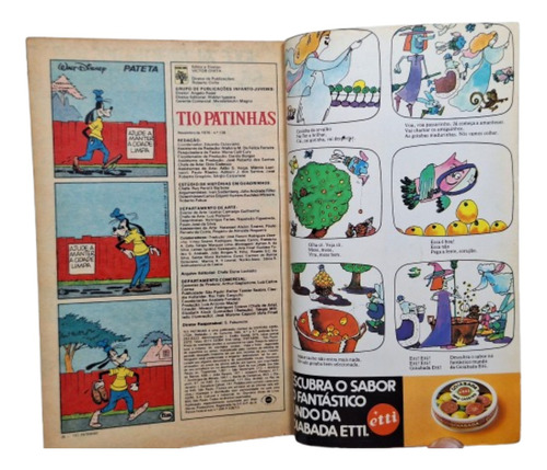 Hq Gibi Tio Patinhas N. 136 Nov 1976 Edit Abril Ótimo! (Usado)