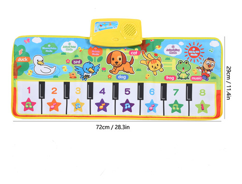 Manta Plegable Para Teclado De Piano Baby Music Carpet Para