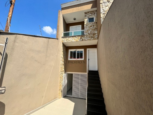 Imagem 2 de 24 de Sobrado Para Venda No Bairro Chácara Mafalda, 03 Dorm, 03 Suítes, 04 Vagas, 150,00 M², 92,00 M². Lindo Sobrado Novo, Com Garagem Subterrânea, Com 03 Suítes, Oportunidade. - 1914