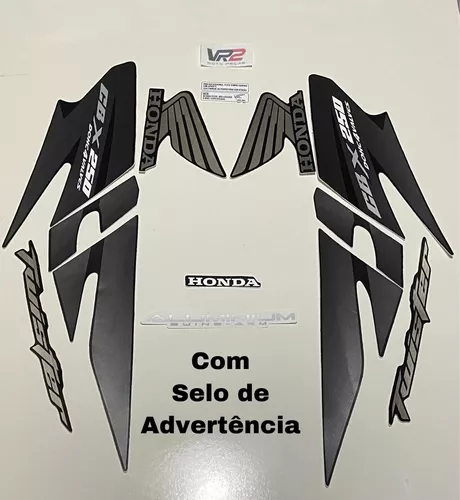 Kit Adesivos Moto Honda Twister Cbx 250 2008 Modelo Original