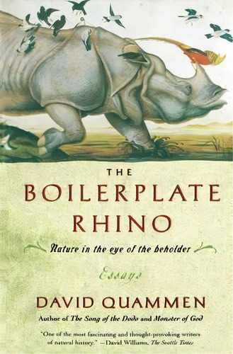 The Boilerplate Rhino, De David Quammen. Editorial Simon & Schuster, Tapa Blanda En Inglés