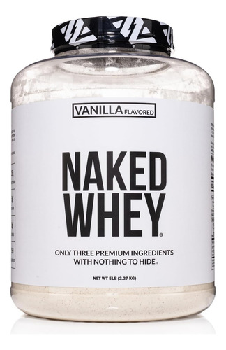 Naked Whey Proteina Animal Desnaturalizada Vainilla 5 Lb