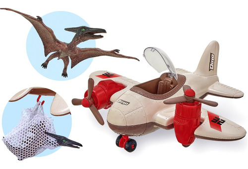 Dino Flying Usual Brinquedos 465 Cor Branco