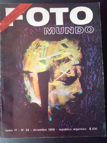 Revista Foto Mundo N° 24 Diciembre 1968 