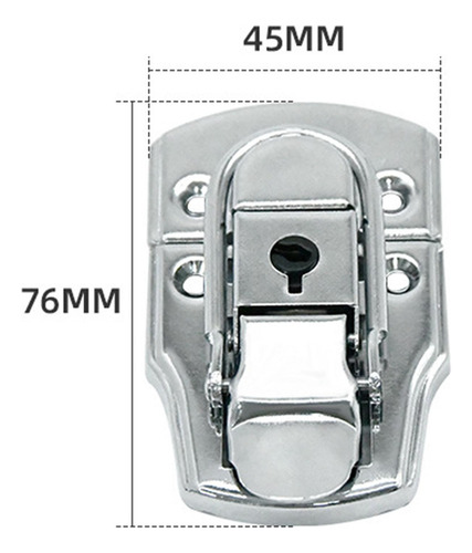4x Toggle Hasp Latch Accesorio Durable Robusto Vintage Retro