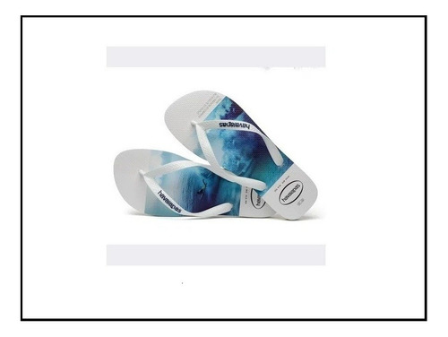 Imagem 4 de 4 de Chinelo Havaianas Hype Branco/azul Tamanho 37/38