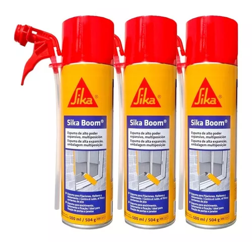 Sika Boom S Espuma Expansiva Aislante De Poliuretano 500 Ml