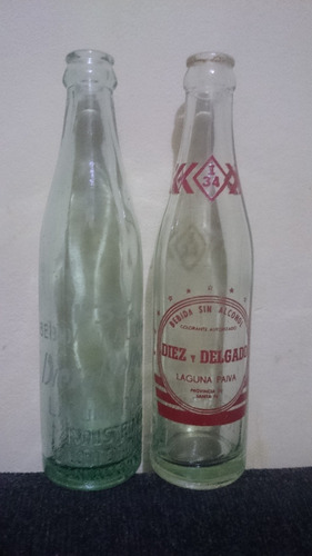 Antiguas Botellas - Dies Y Delgado (laguna Paiva) - Dec. 60