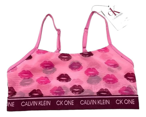 Top Calvin Klein One Kisses Fiusha - Original Y Nuevo