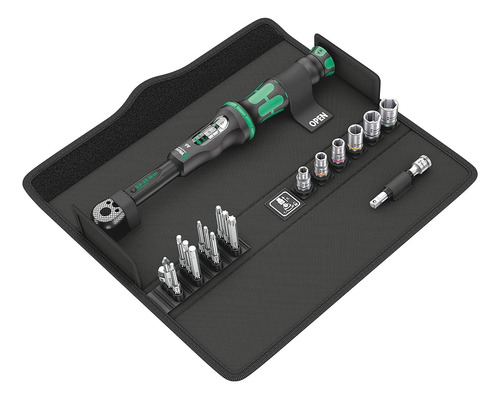 Click-torque A6 En Textil Box Mit Bits + Nüssen
