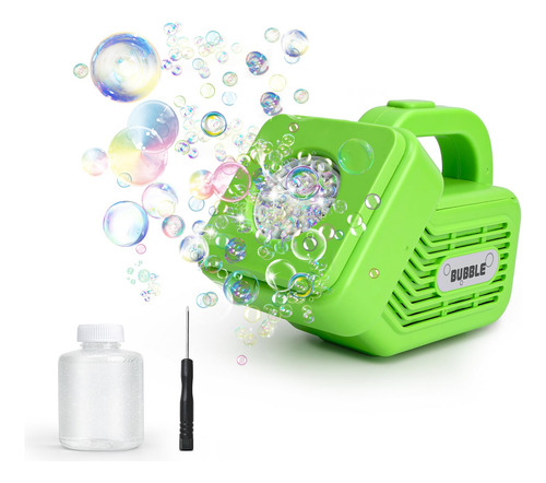 Máquina De Burbujas Automática Duradera Para Niños, 20000 Bu Color