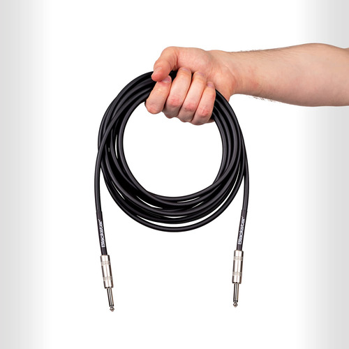 Cable De Instrumento 3 Metros Jack ¼ Para Guitarra Bajo Tecl