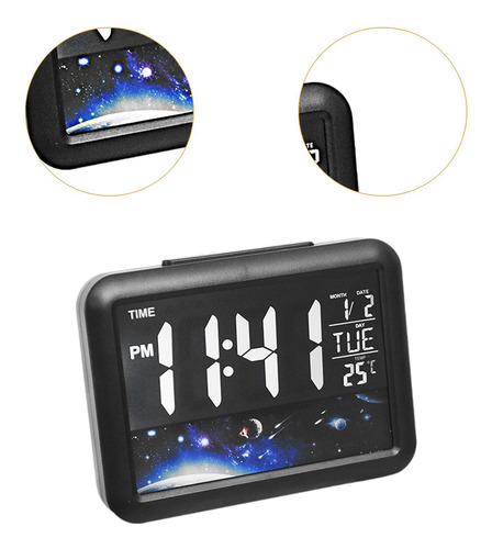 Reloj Despertador De Escritorio Con ,