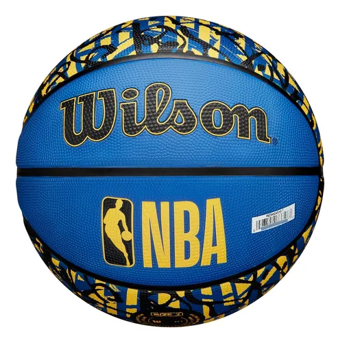 Pelota Basquetbol Basketball Wilson N7 Warriors Nba Graffiti