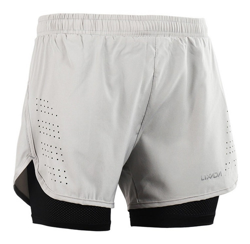 Lixada - Pantalones Cortos Para Correr 2 En 1 (secado Rápido