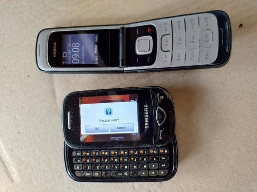2 Celular Nokia 2720 Fold Edição Especial+ Samsung Gt-b3410