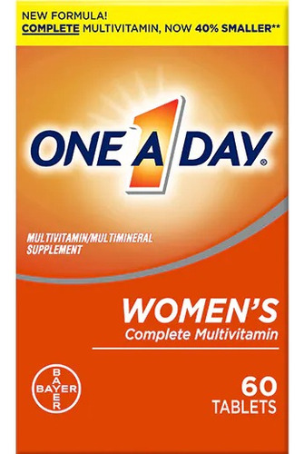 One A Day Multivitaminas Women´s Mujer 60 Tabletas Sabor Sin Sabor