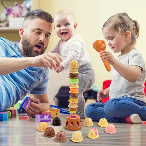 Los Juguetes De Simulación Ice Cream Stack Entrenan El Equil
