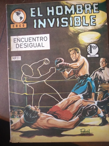 El Hombre Invisible En Comic No. 11 Editorial Continente