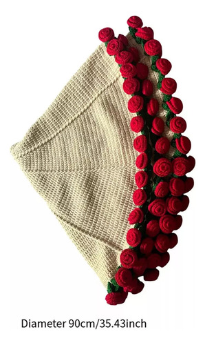 Para Ha Kit Crochet Manta Flores Juego Tejido Tejido /
