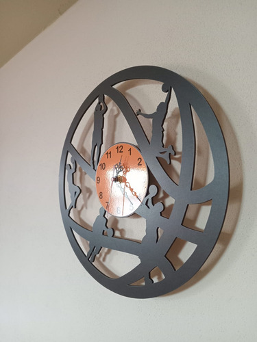Reloj De Basquet Negro Naranja