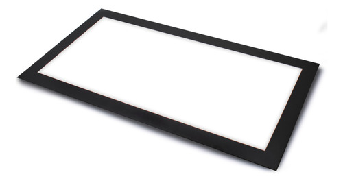 Kit 2 Painel Plafon Embutir Led 40w 32x62 Preto Luz Frio