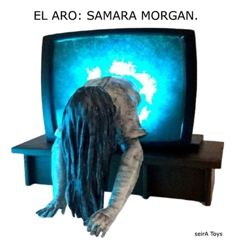 Figura El Aro. Samara Morgan. The Ring. 14 Cms. Resina. Cine