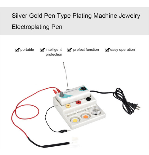 Lápiz De Chapado En Plata Tipo Oro, Máquina, Joyería, Galvan