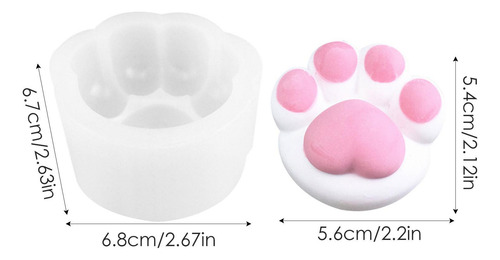 Molde Para Hornear Con Forma De Pata De Gato Molde De Silico