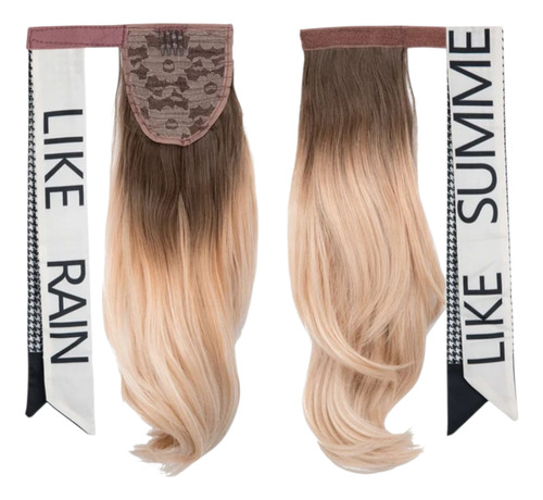 Coleta Extensión Ponytail Cola De Caballo+ Pañuelo P041 8tt18/60/1001