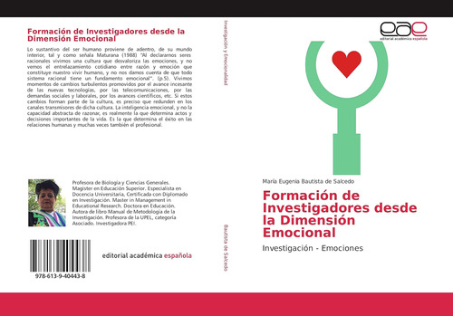 Libro: Formación De Desde La Dimensión Emocional: - Emocione