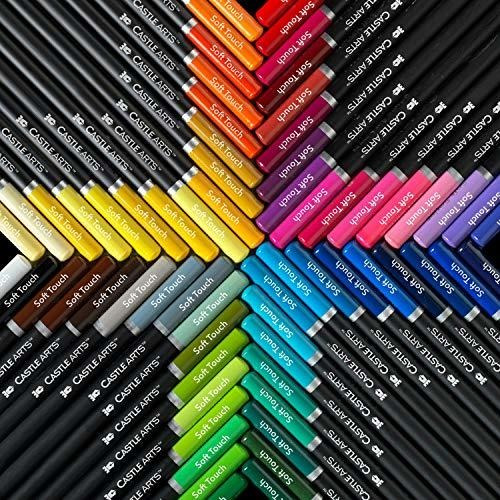 Castle Art Supplies 120 Lapices De Colores Para Colorear Pa